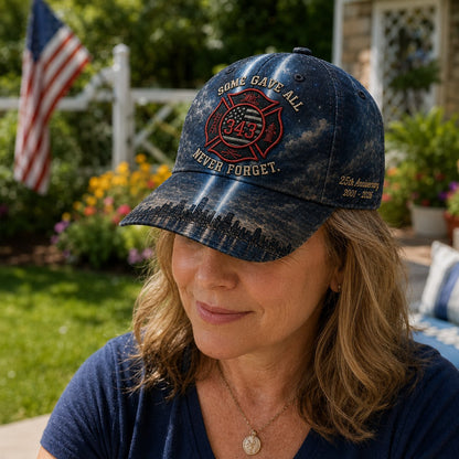 🔥Never Forget 343 Memorial Cap 🧢(Breathable & Lightweight Comfort & Unisex Fit)