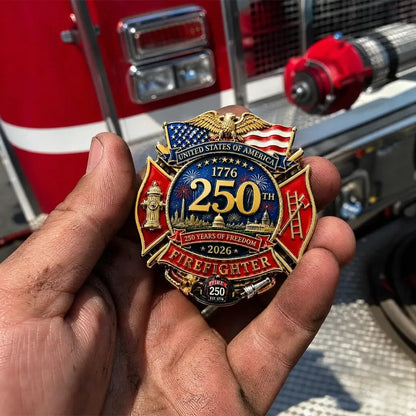 250th Anniversary Firefighter Badge