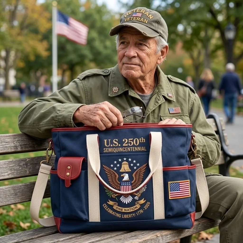 Personalized USA 250th Anniversary Edition Heavy-Duty Multifunctional Outdoor Tote Bag