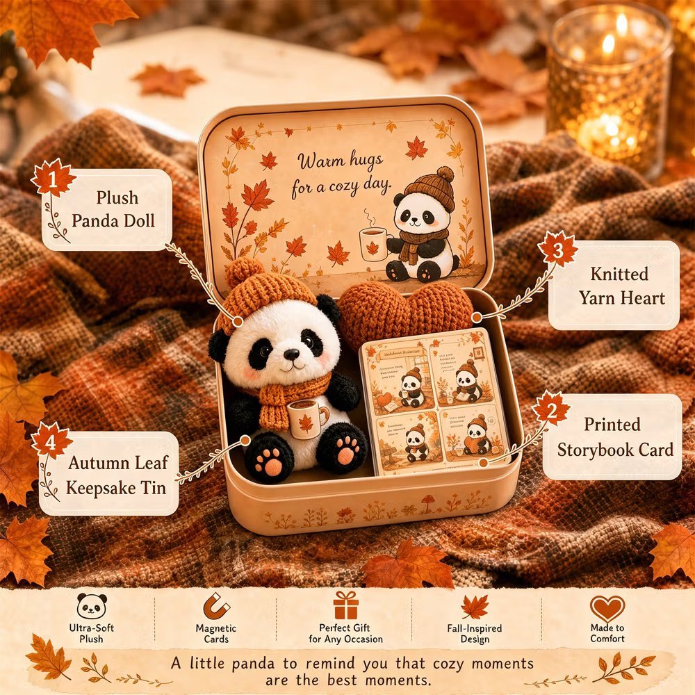 Pocket Hug Plush Keepsake Tin – Mini Comfort Gift (BUY 2 10% OFF)