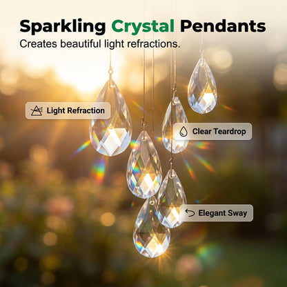 🕊️🎐Graceful Hummingbird Wind Chime| 🌬️ Whispering Wind & Shining Light