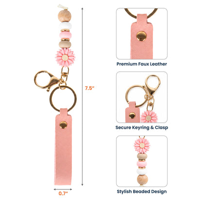 Bridesmaid Gift Custom Name & Birth Flower Wedding Gifts For Bridesmaid, BFF - Personalized Keychain