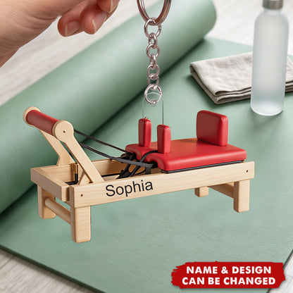 Custom Pilates Equipment Gift for Pilates Lover - Personalized Acrylic  Keychain