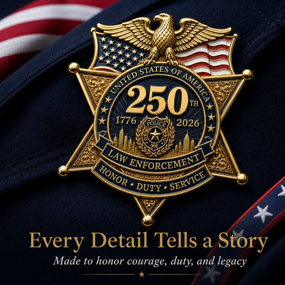 ⚡️Last Day 49% OFF - America 250 Law Enforcement Brooch