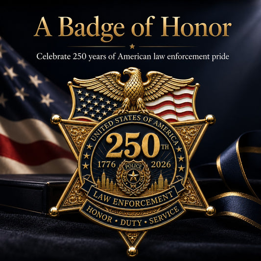 ⚡️Last Day 49% OFF - America 250 Law Enforcement Brooch