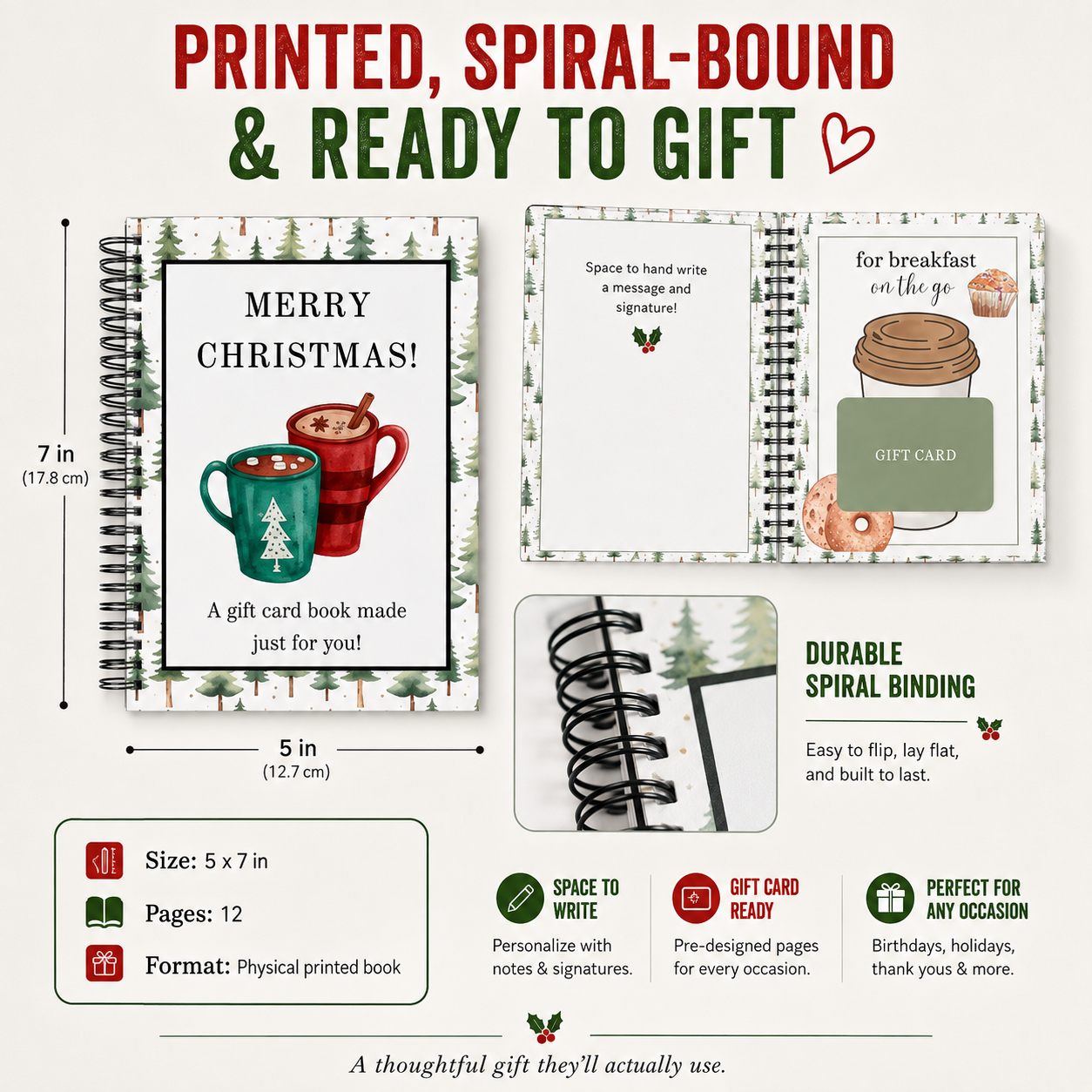 🔥 Christmas Gift Card Book (Buy 2 get 1 free & Buy 3 get 2 free)