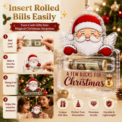 🔥Hot Sale🔥 - Crystal Acrylic Money Holder Ornament
