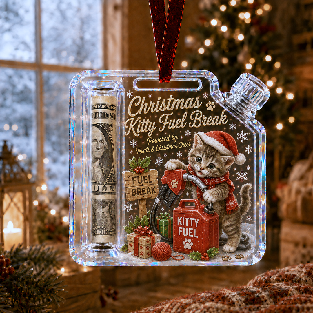 🎄Christmas Fuel-Up Cash Gift Ornament (Buy 4 get 1 free)