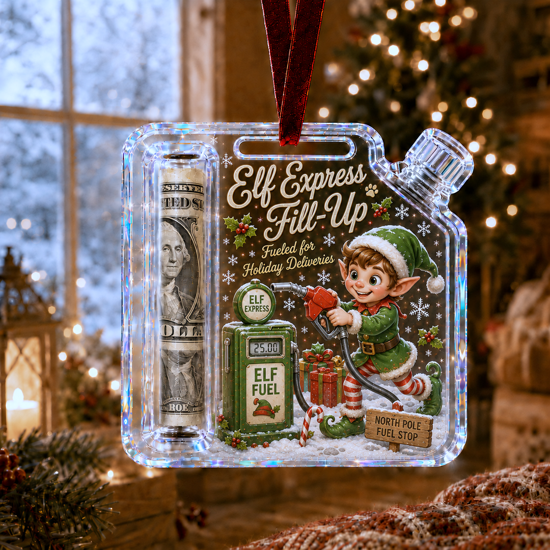 🎄Christmas Fuel-Up Cash Gift Ornament (Buy 4 get 1 free)