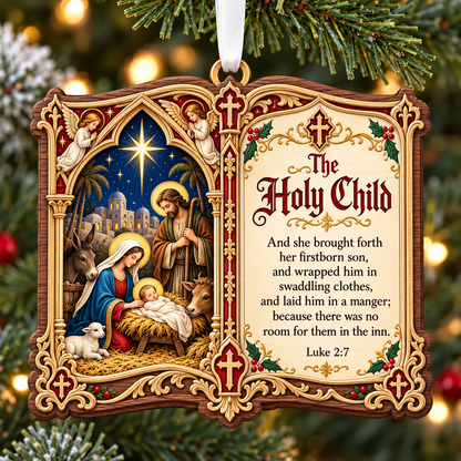 ✝️🎄Christian Christmas Scripture Ornaments – A Beautiful Celebration of Faith