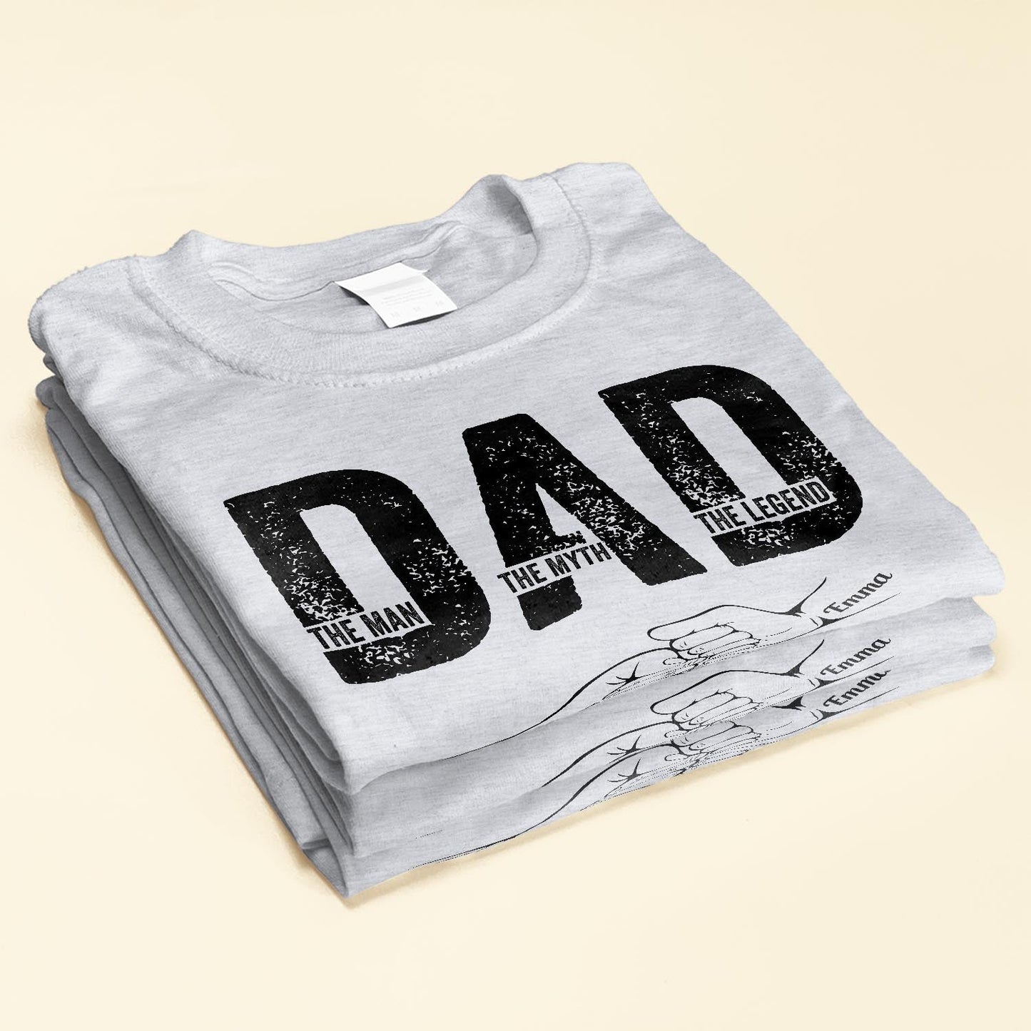 Father's Day Gifts, Dad The Man The Myth The Legend - Personalized Shirt Father's Day