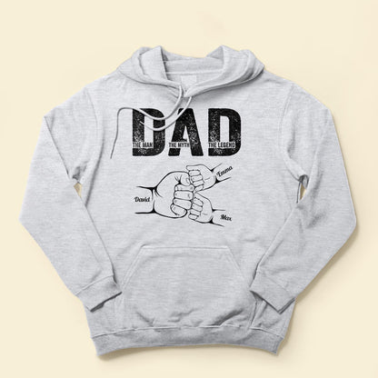 Father's Day Gifts, Dad The Man The Myth The Legend - Personalized Shirt Father's Day