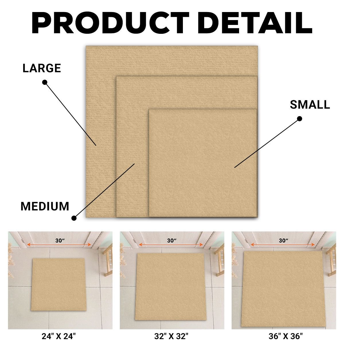 Welcome To Our Backyard Oasis - Personalized Custom Doormat