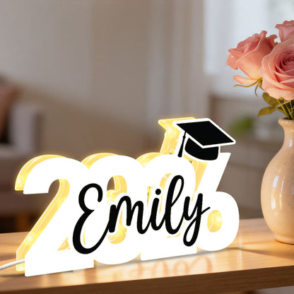 Class Of 2026 Graduation - Personalized Light Box - Graduation Gift, Graduation Keepsake, Decoration