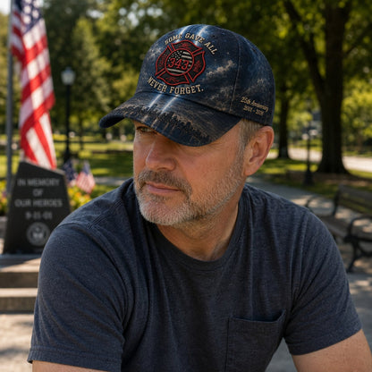 🔥Never Forget 343 Memorial Cap 🧢(Breathable & Lightweight Comfort & Unisex Fit)