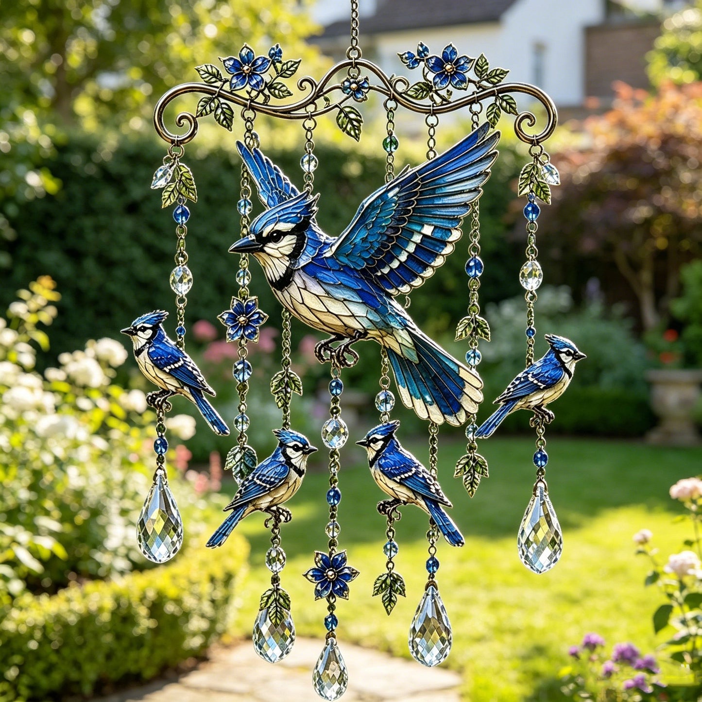 🕊️🎐Graceful Hummingbird Wind Chime| 🌬️ Whispering Wind & Shining Light