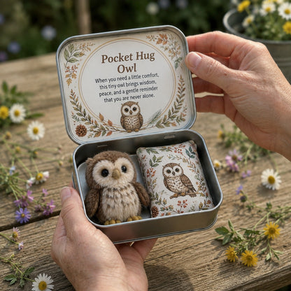 Pocket Hug Plush Keepsake Tin – Mini Comfort Gift (BUY 2 10% OFF)