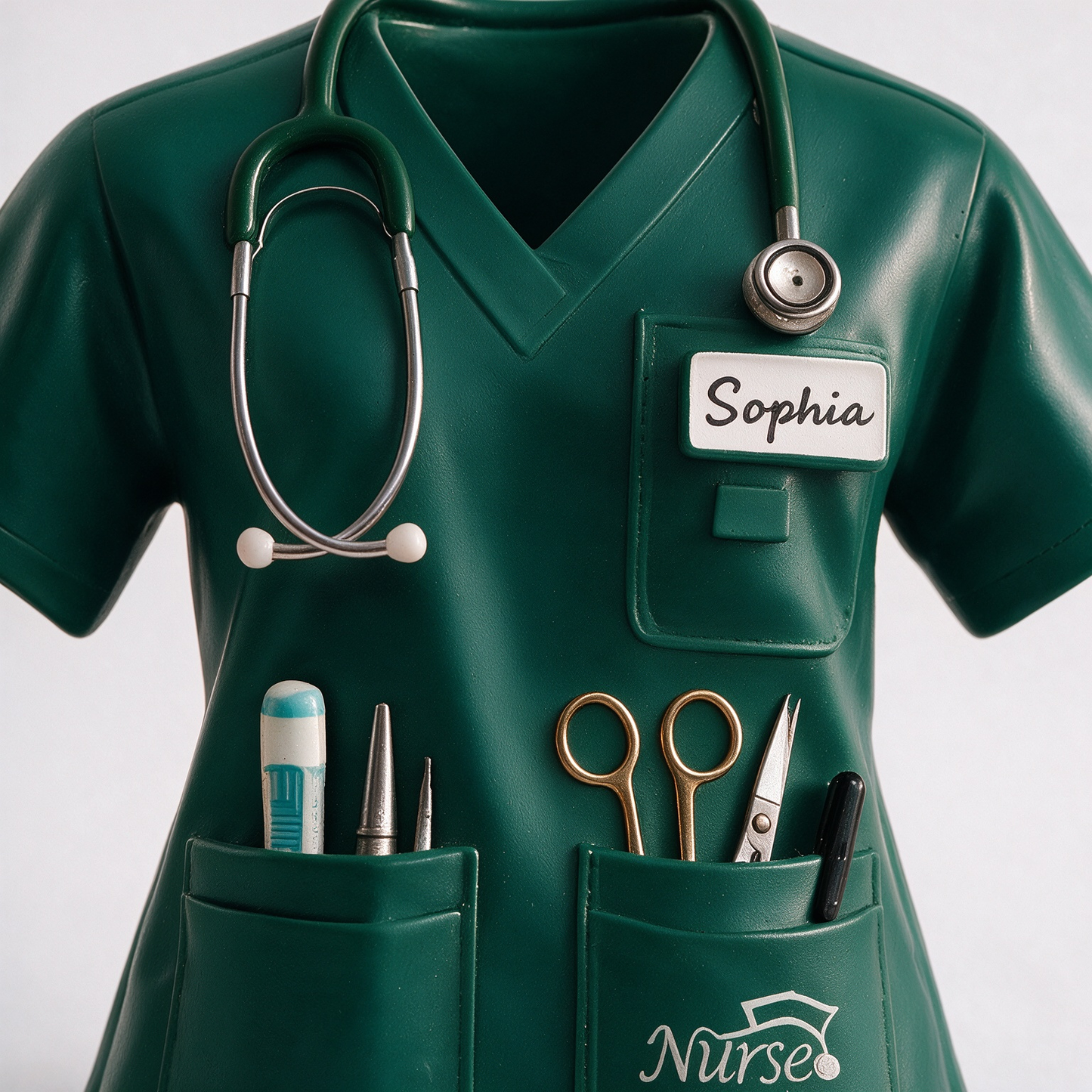 Nurse Uniform Pen Stand with Name Customization