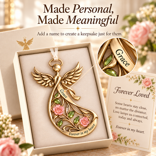 Personalized Guardian Angel Keepsake Ornament with Premium Gift Box & Card 👼✨