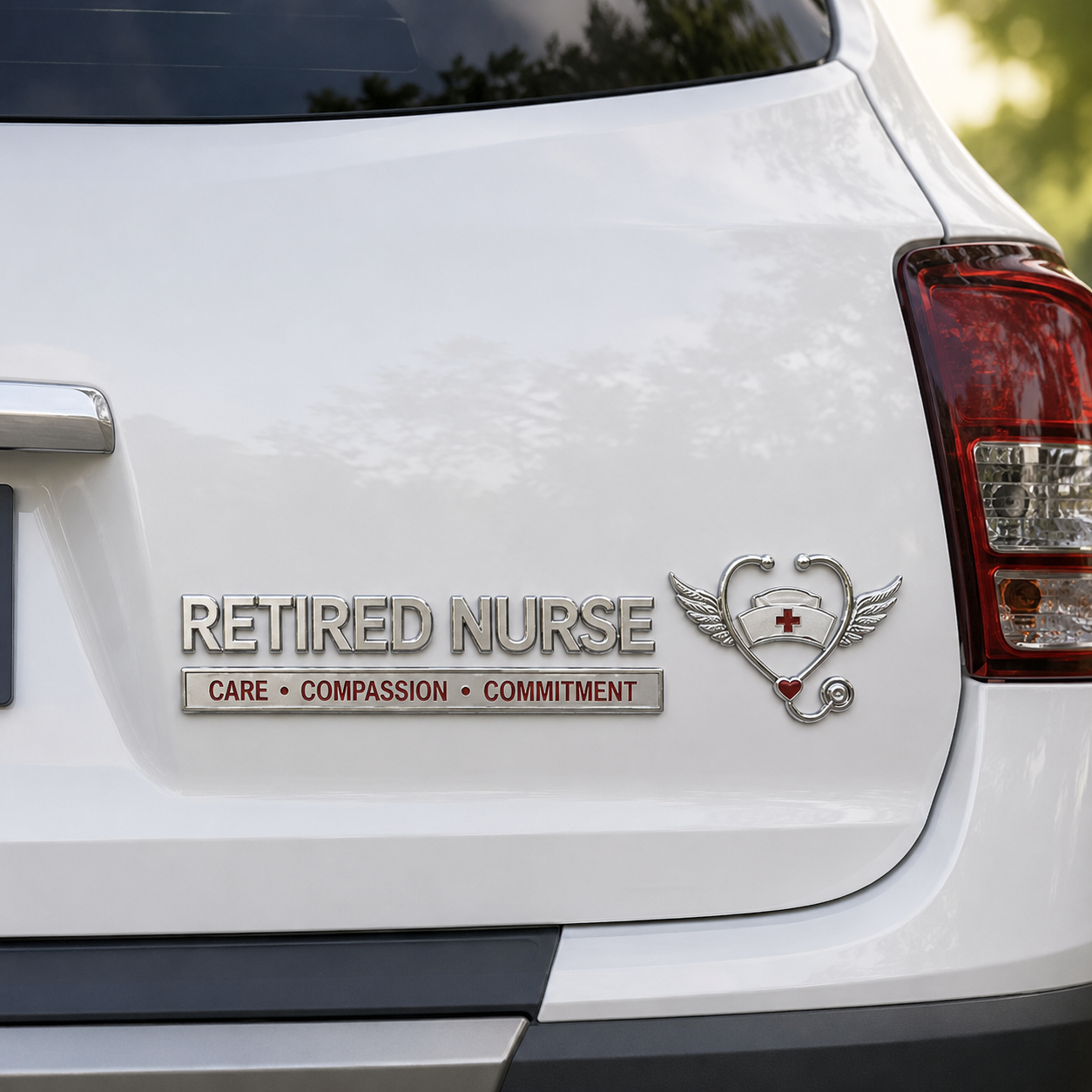 49% OFF🔥 Patriotic Service Car Emblem - 3D Metal Badge Decal For Veterans, First Responders,Truck Driver & Retired Heroes