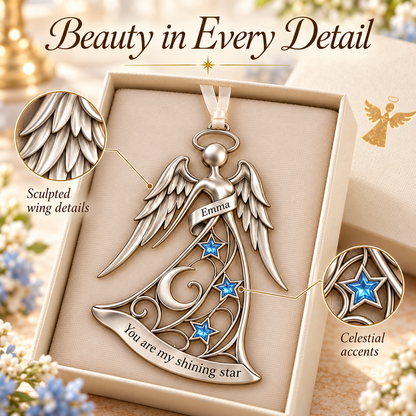 Personalized Guardian Angel Keepsake Ornament with Premium Gift Box & Card 👼✨