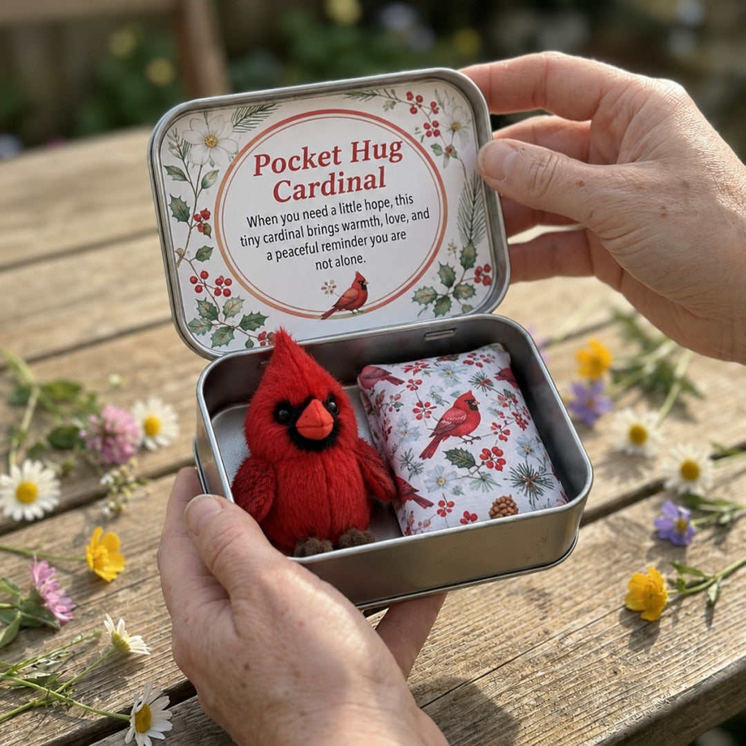 Pocket Hug Plush Keepsake Tin – Mini Comfort Gift (BUY 2 10% OFF)