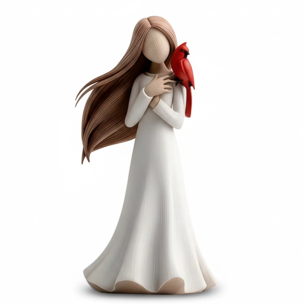 Cardinal Remembrance Love and Serenity Figurine