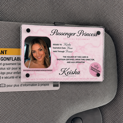 Personalized Passenger Princess Card– Forever Valid VIP Card