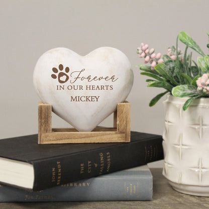 Forever in Our Heart Remembrance Gift, Dog Memorial Plaque