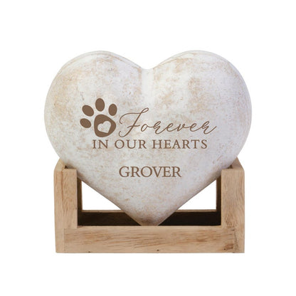 Forever in Our Heart Remembrance Gift, Dog Memorial Plaque