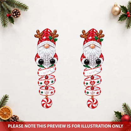 Crystal Gnome Christmas - Personalized Custom Shape Mica Ornament - Christmas Gift For Kids, Family