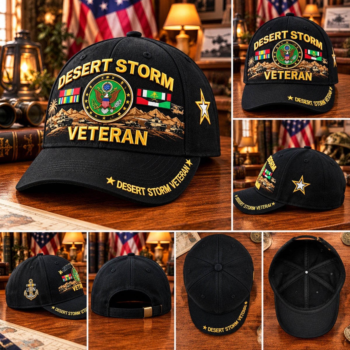 🎖️ Desert Storm Veteran Cap – Your Service. Your Pride. (1991–2026 - 35TH ANNIVERSARY)