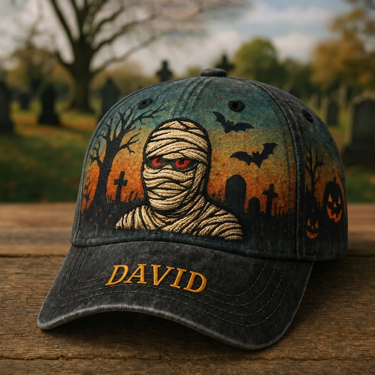 Trick Or Treat - Personalized Vintage Halloween Classic Cap
