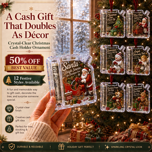 🎄Christmas Fuel-Up Cash Gift Ornament (Buy 4 get 1 free)
