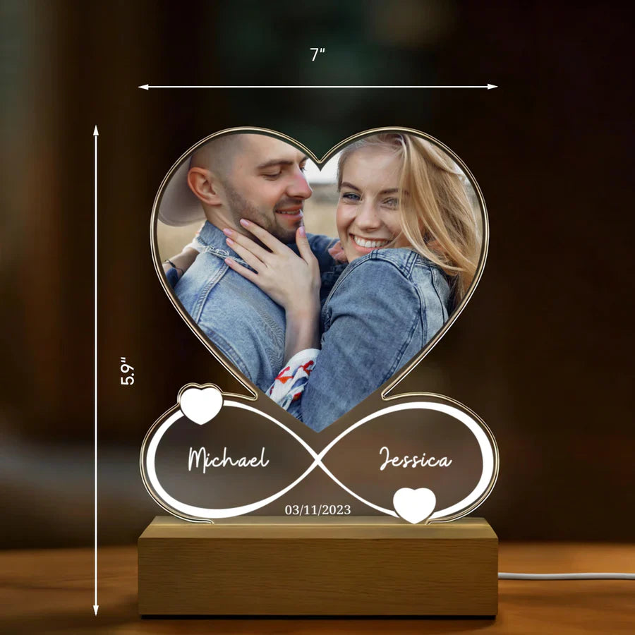 Personalized Acrylic Light "Forever"