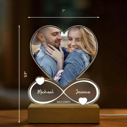 Personalized Acrylic Light "Forever"