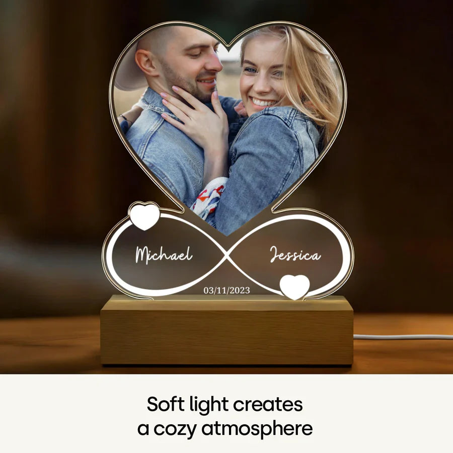 Personalized Acrylic Light "Forever"