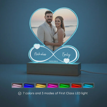Personalized Acrylic Light "Forever"