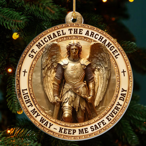 Archangel Michael Heaven’s Guardian -  1-Layer Acrylic Ornament