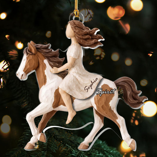 Ride Together, Forever Bound - Personalized 1-Layer Acrylic Ornament