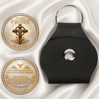 To Our Priest For Having The Heart Of A Faithful Shepherd | Personalized Pocket Hug