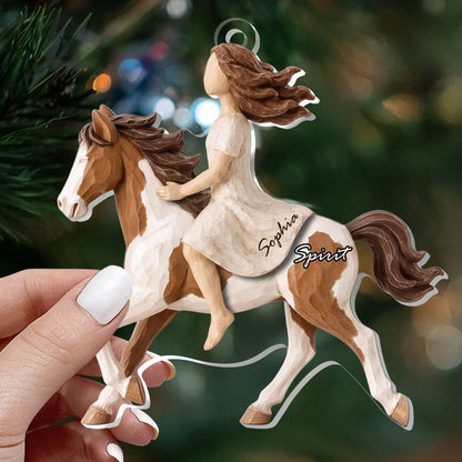 Ride Together, Forever Bound - Personalized 1-Layer Acrylic Ornament
