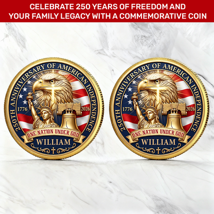 One Nation Under God | Personalized Commemorative Coin