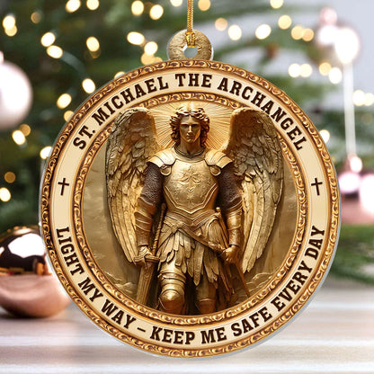 Archangel Michael Heaven’s Guardian -  1-Layer Acrylic Ornament