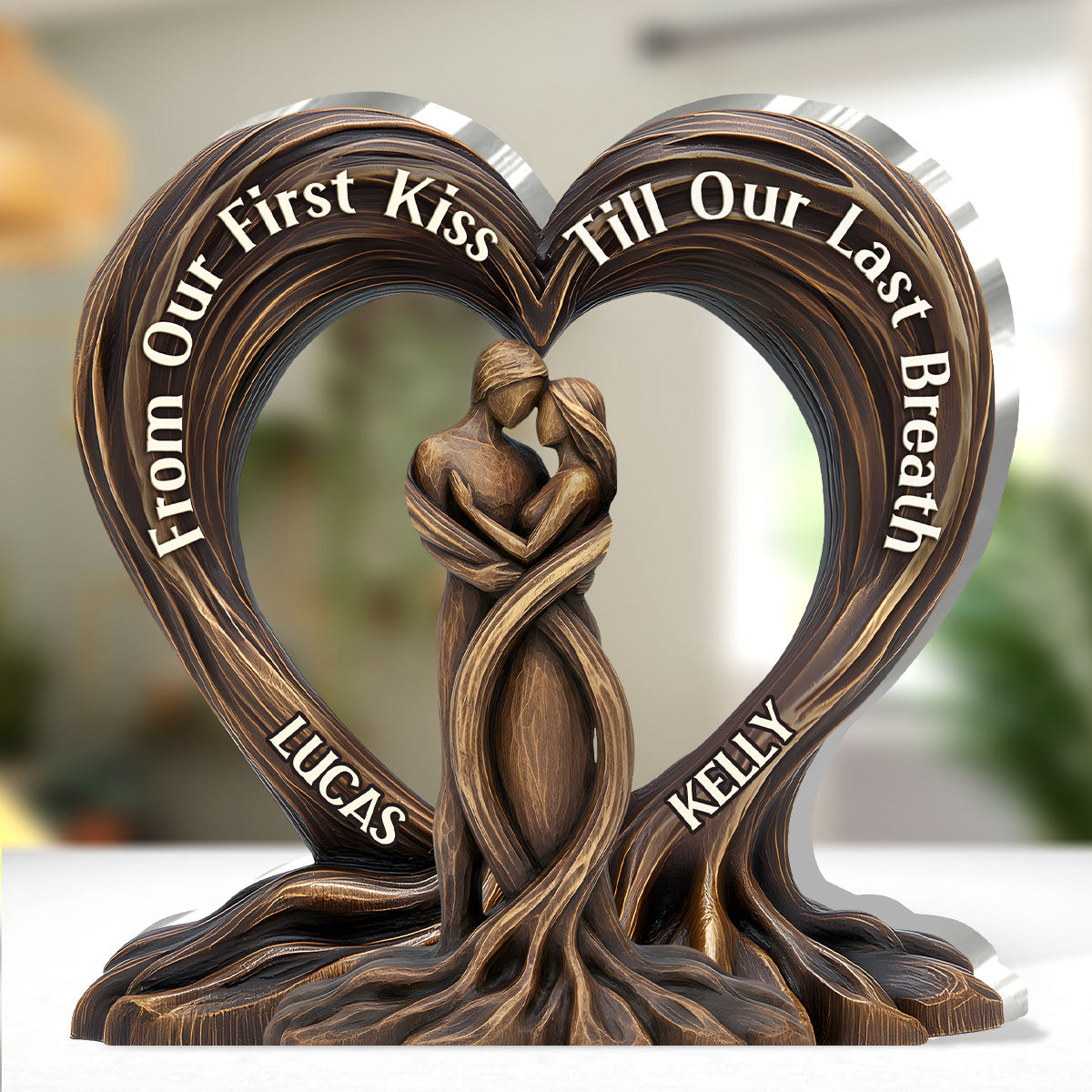 Heart Of The Trees - Personalized Custom Shaped Squared Acrylic Plaque