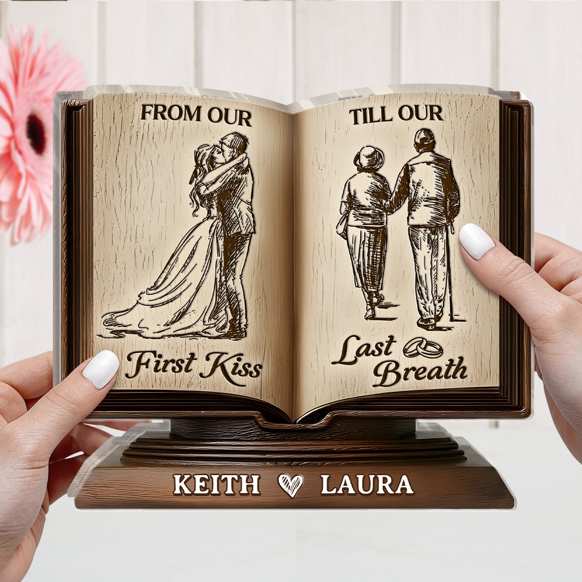 Forever Us - Personalized Custom Shaped Squared Acrylic Plaque