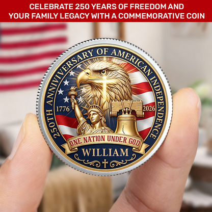 One Nation Under God | Personalized Commemorative Coin