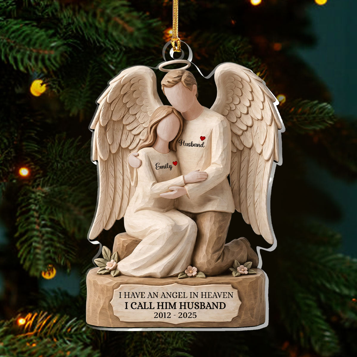 I Have An Angel In Heaven - Personalized 1-Layer Acrylic Ornament