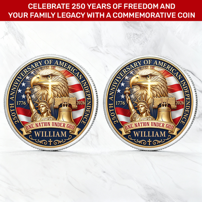One Nation Under God | Personalized Commemorative Coin