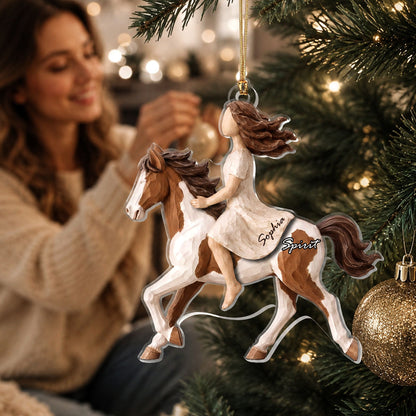 Ride Together, Forever Bound - Personalized 1-Layer Acrylic Ornament